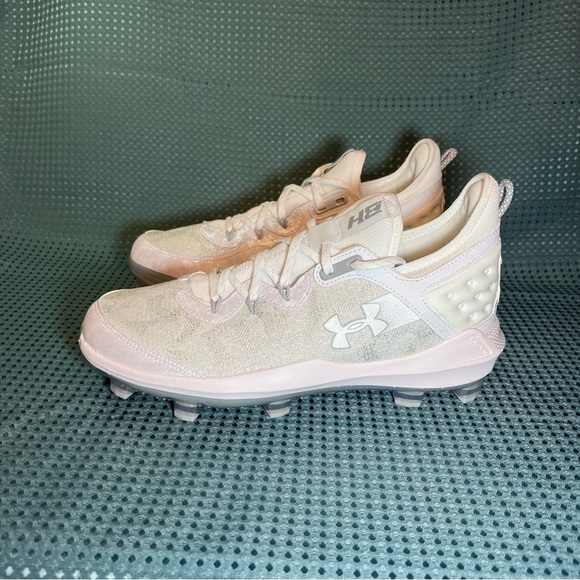 ***NWT****Men’s Under Armour Baseball Cleats-White - Picture 2 of 12